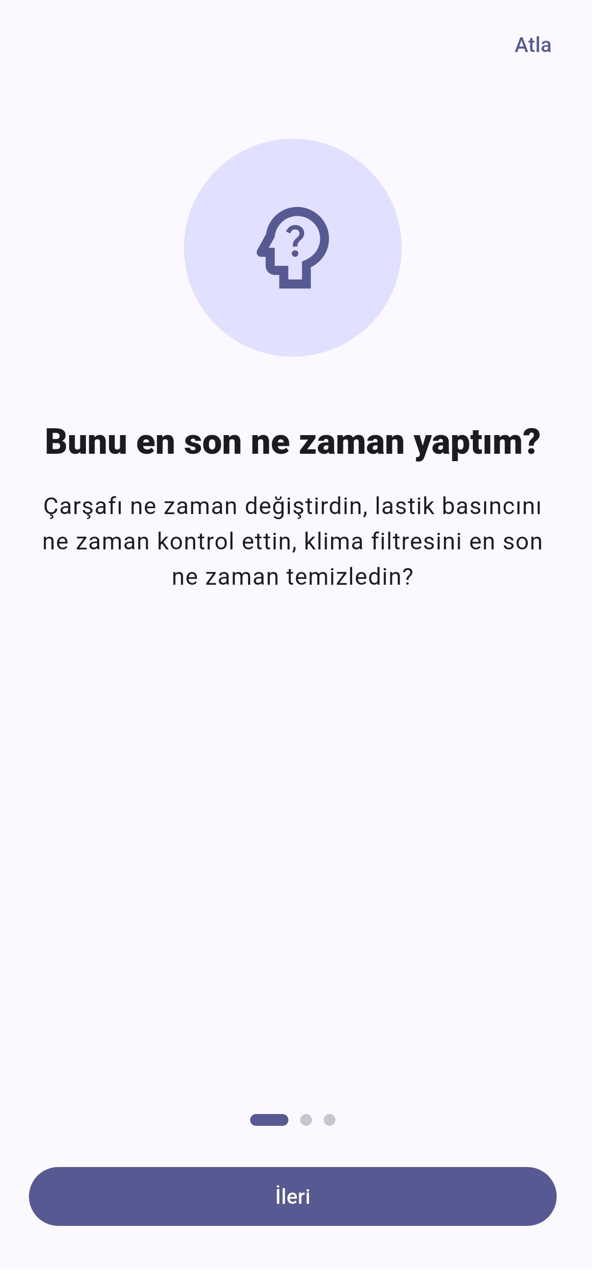 Bunu en son ne zaman yaptım?